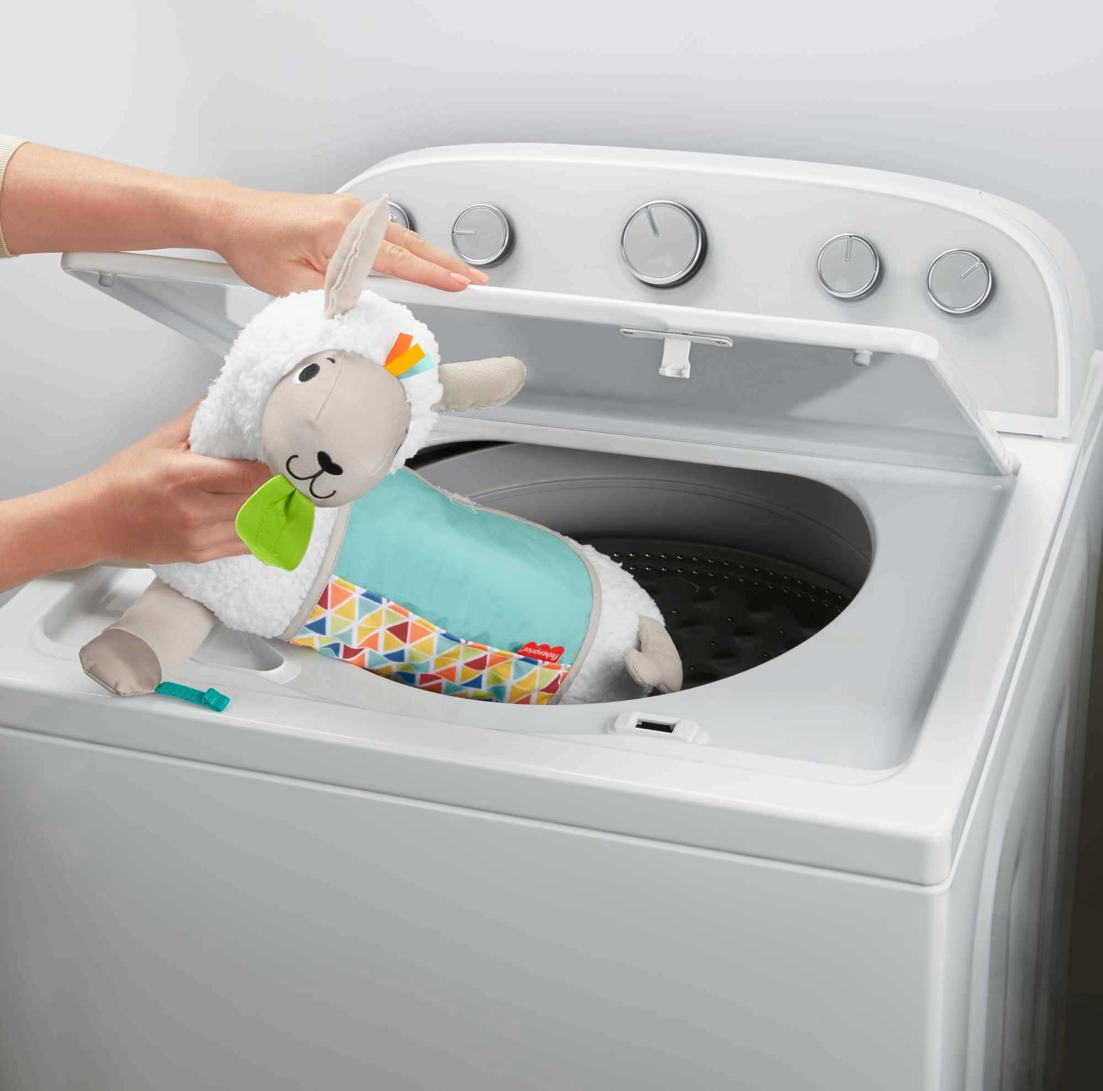 Fisher-Price- Morbido Lama Cresci con Me, Prima Infanzia Multiattività, Giocattolo per Neonati 0+Mesi, GHJ03
