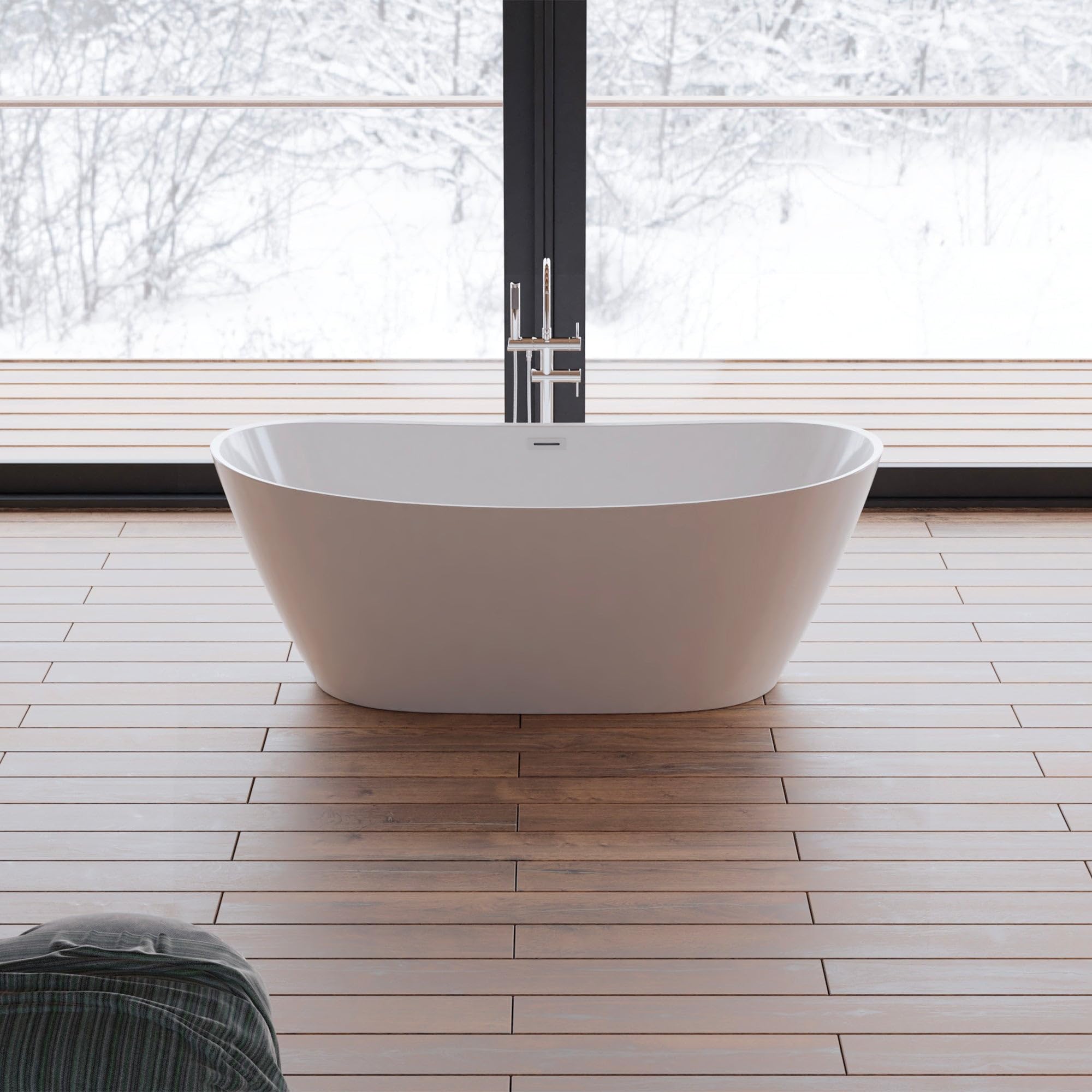SPALINA Venecia - Bañera exenta Oval L. 170 x l. 80 cm