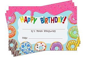 FaCraft 30PCS Birthday Certificates for Kids Classroom