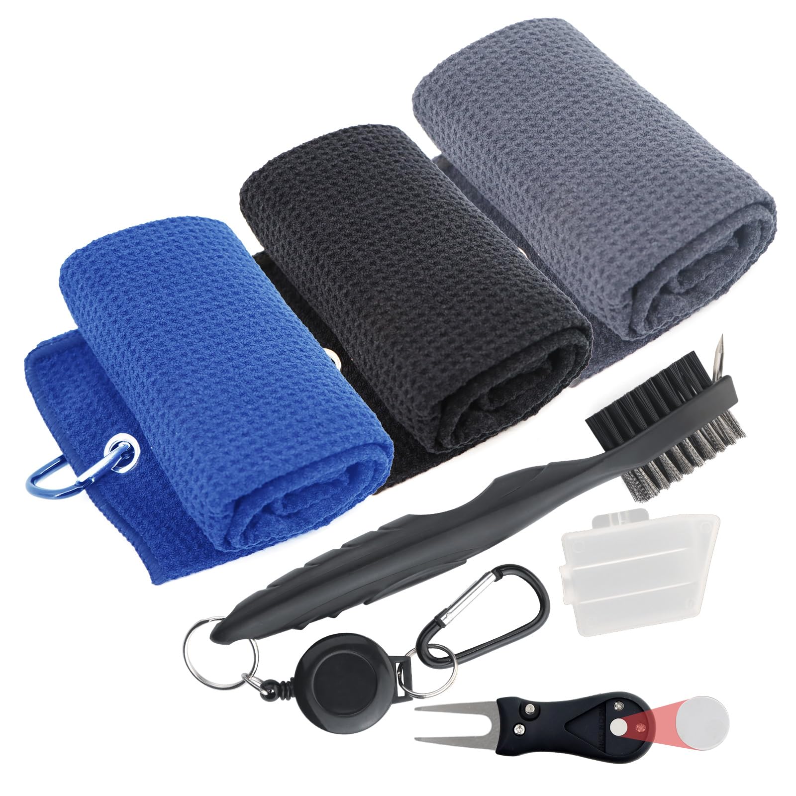 Kit de nettoyage de club de golf contre la boue et les stries sales