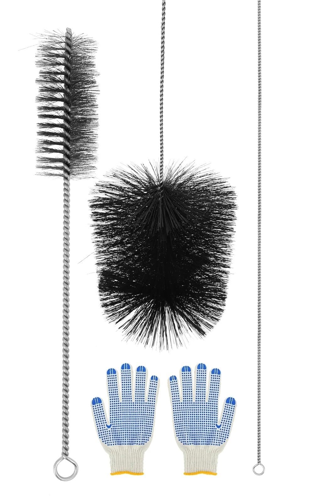 Psnklmm Size1 1 Set Dryer Vent Cleaner Kit Lint Remover Fireplace Chimney Brush Cleaning For Pipe And Tools