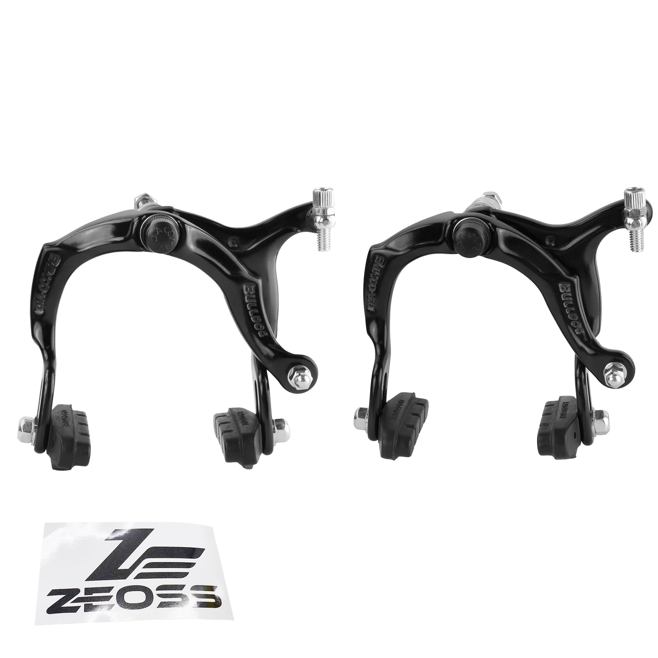 ZEOSS Dia-COMPE 884 Old School BMX Brake Set Front & Rear Black Sticker DP3249-FR-ZEO