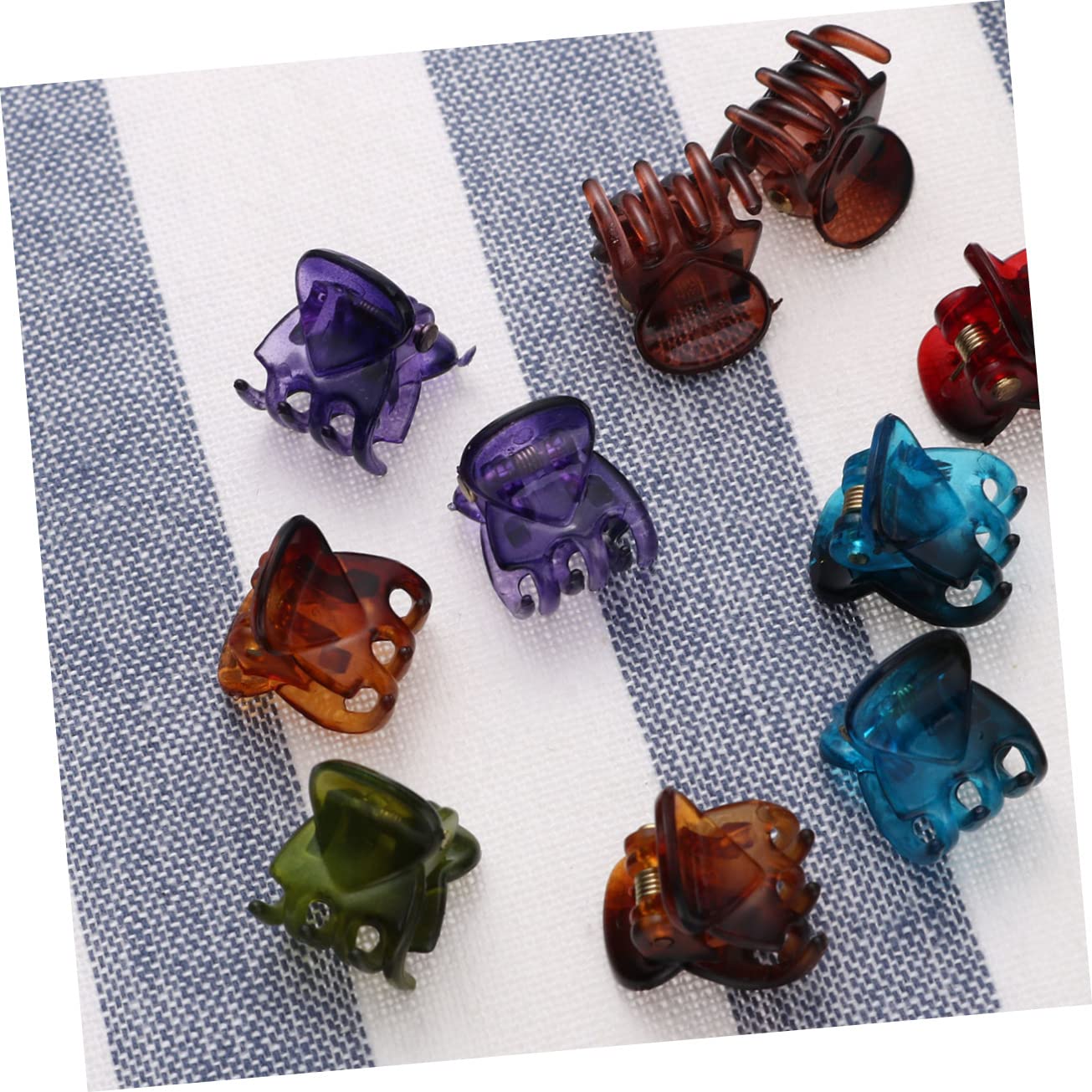 Didiseaon 144pezzi Mini Hair Claws Per e Piccole Per Antiscivolo Per Acconciature e Decorazioni