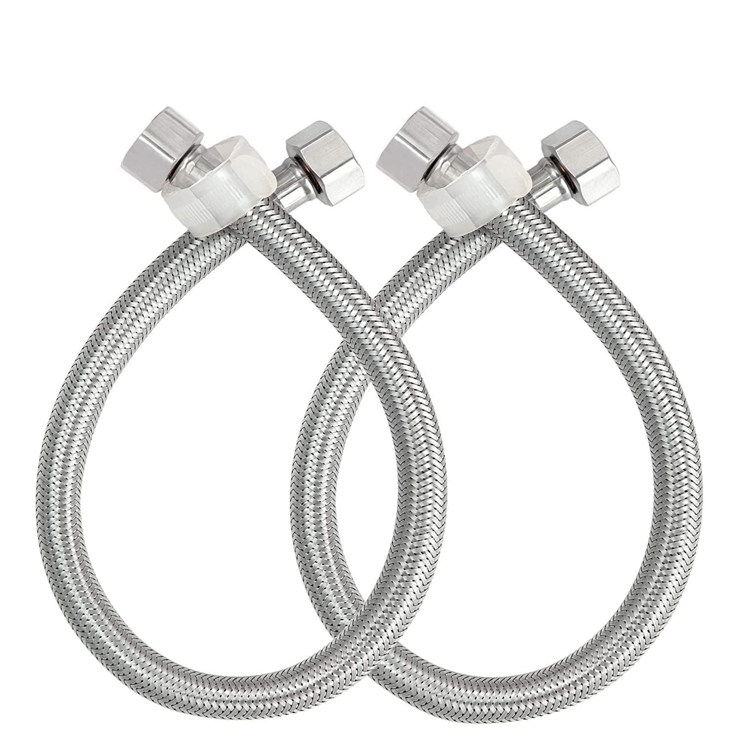 KKD® 30-inch,Universal Hot & Cold Water Geyser Connection Pipe SS 304 Grade Connection Pipe (Polished Chrome/2 Pcs Set) (B0B74NTT7M) Amazon Price History, Amazon Price Tracker