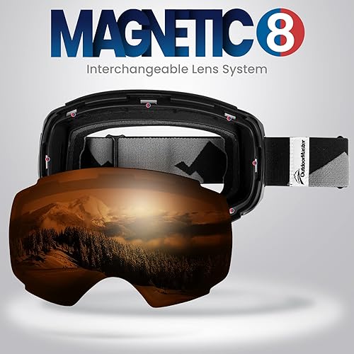 Miniatura 9 de OutdoorMaster Lentes de repuesto para gafas de esquí PRO - Más de 20 opciones