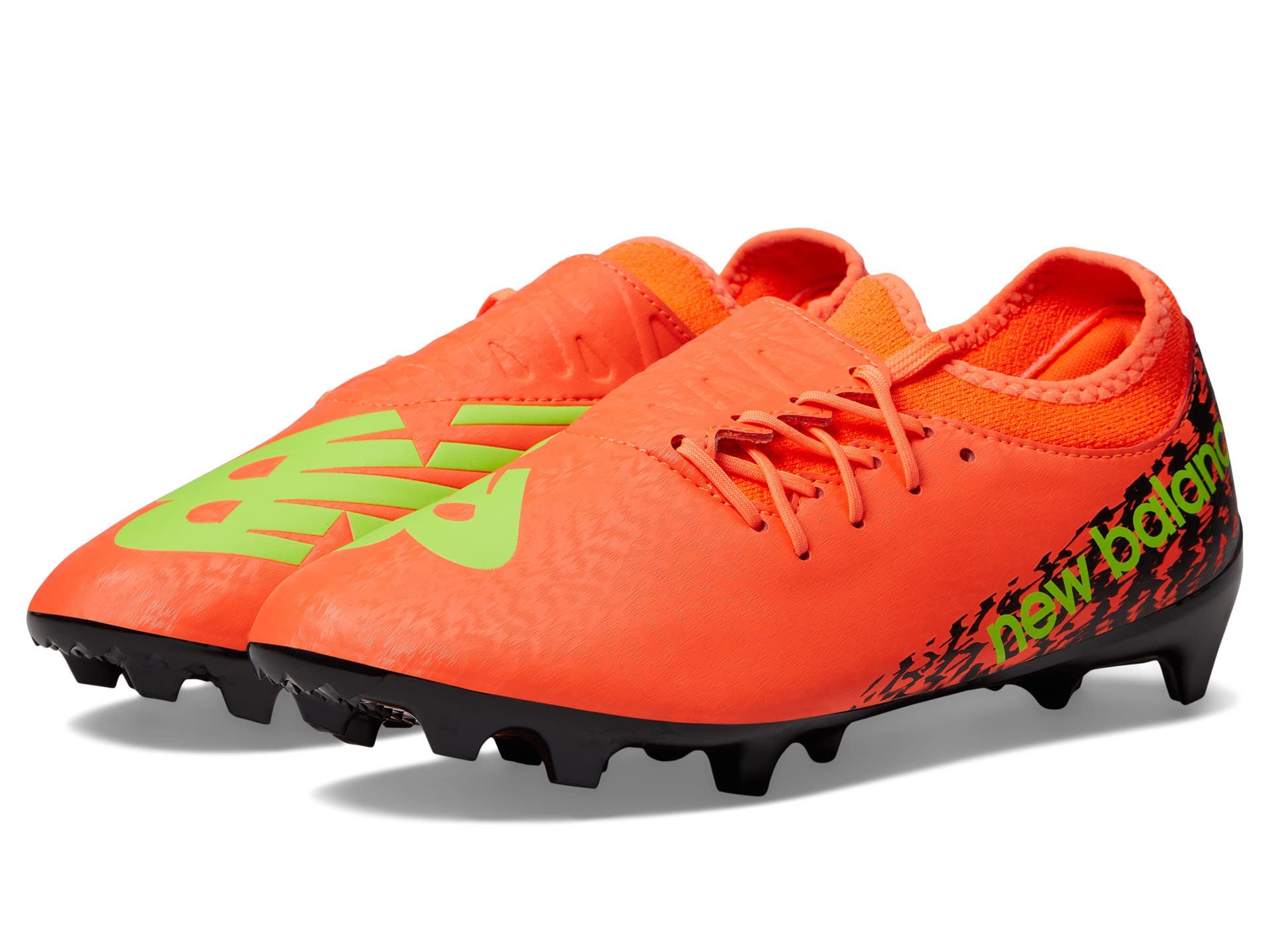 New Balance Unisex Furon V7 Dispatch FG Soccer Shoe, Neon Dragonfly/Black/Coloro Green, 8 US Men