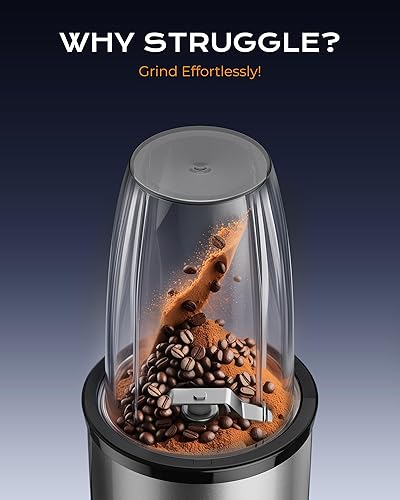 Miniatura 6 de Sangcon Licuadora de batidos de 1000 W para cocina, licuadora para batidos, con tazas sin BPA de 24 onzas, 19 onzas, licuadoras personales