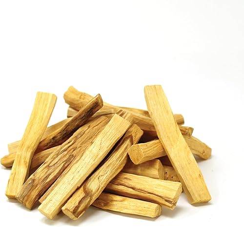 NIRDOSH - Palo Santo Incienso Madera PALITO de Ecuador - 3.9 in 3,94 pulgadas - 25 Varillas de Madera - Palosanto Madera Original y Orgánica Palo