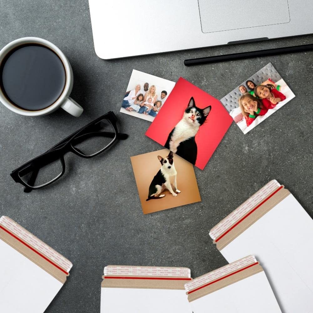 100 MAILERS 50 9x11,5, 25 Ea 6x8, 7x9 FOTO SOGGIORNO PIATTI - Foto 7