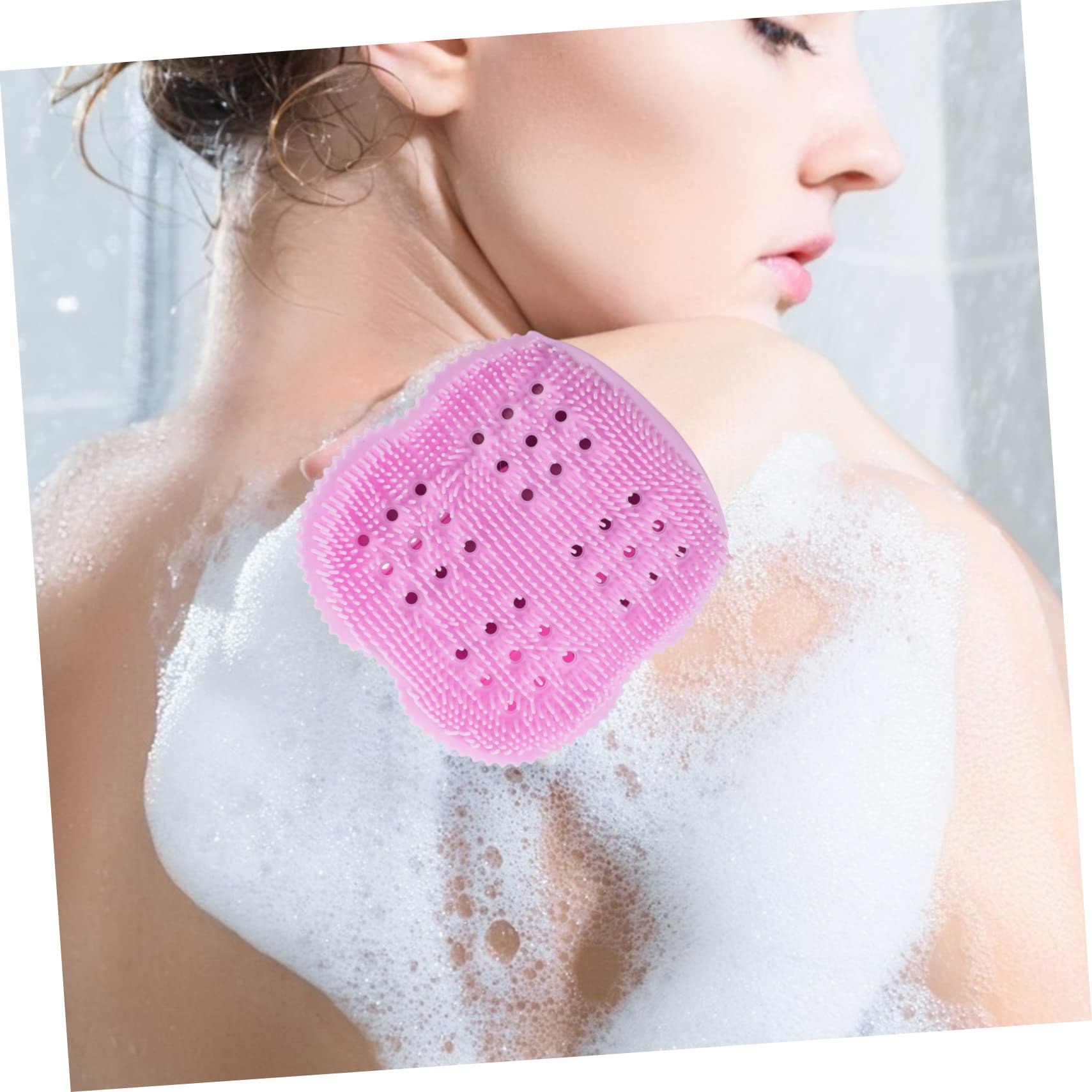 8 Pz Spazzola in Silicone Guanto Esfoliante Esfoliante Spazzola Da Bagno Scrub Da Uomo Accessori Pennello Luffa Scrubber Bambino Pennello Per Il Viso Gel Di Silice