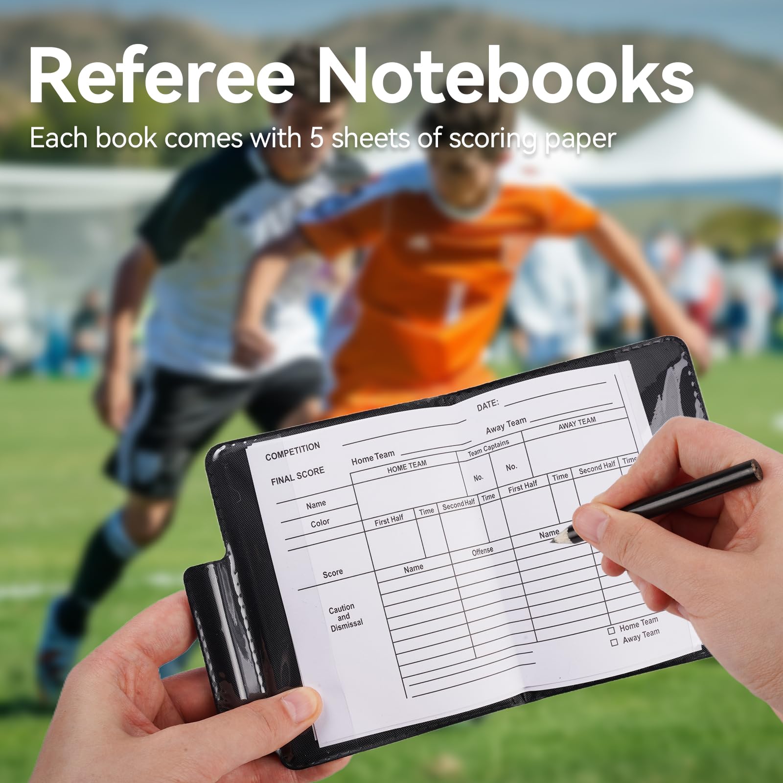 21 Piezas Kit de Tarjetas de árbitro, Tarjetas árbitro de Deportes, Juego para Fútbol con Tarjeta Roja y Amarilla, 4 Tarjeta Rojas y Amarillas, para Competiciones Profesionales, Deportes Escolares