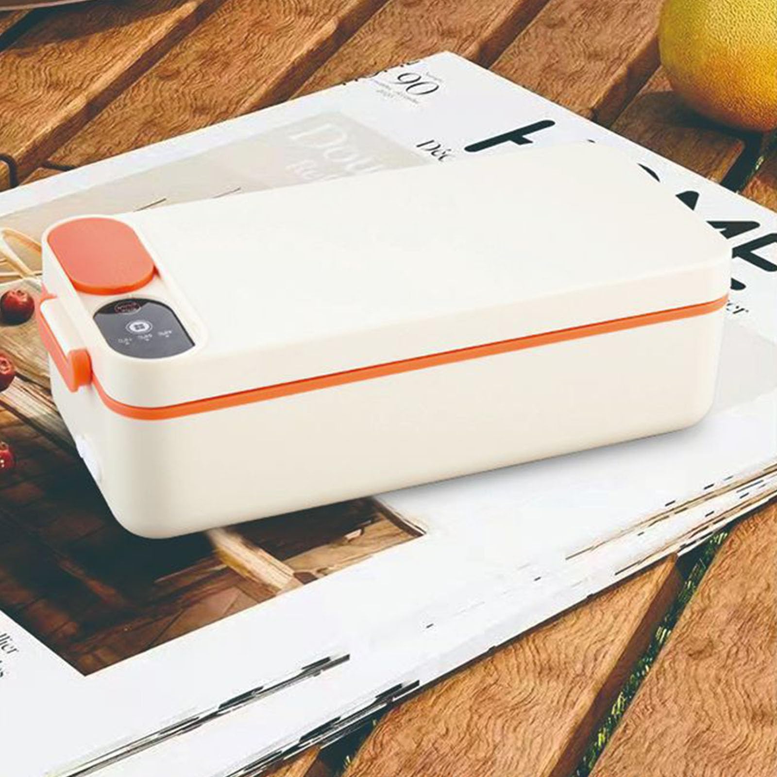 Scatola per il pranzo elettrica alimentata a batteria con ricarica USB con doppia modalità di riscaldamento e isolamento per uso in auto per studenti