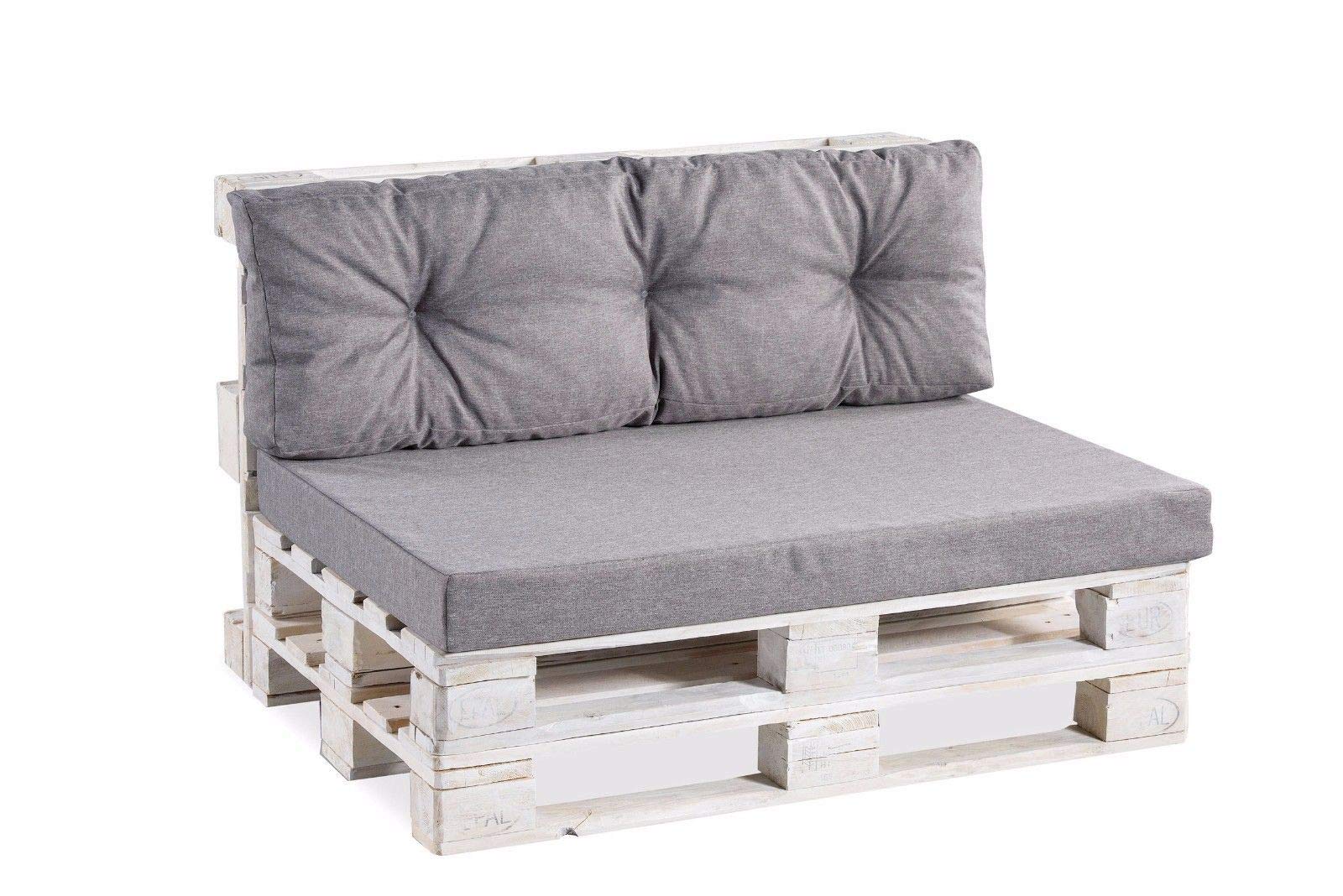 Cojines para palets Cojines para palets PPF (Respaldo 120x60 Acolchado, Gris)