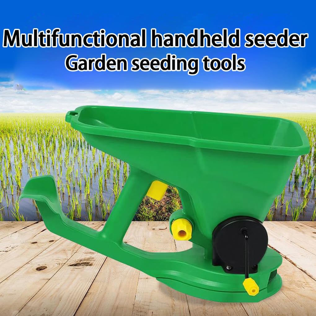 Spandiconcime Manuale a manovella per Giardinaggio – Spandiconcime Manuale ABS per Piante rigogliose con Lunga Durata