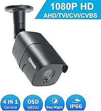 COSOOS Weatherproof Dustproof Security Surveillance 1080P Black B03