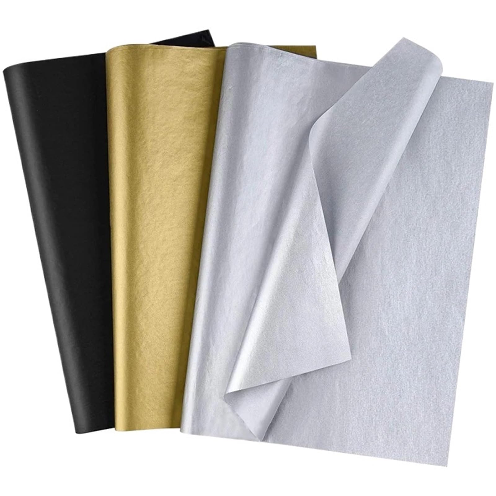 Florist Blumenstrauß Geschenkpapier, Geschenkpapier, 20 Stück Seidenpapier, Blumenmuster, 50 x 70 cm, mehrfarbig(Black)