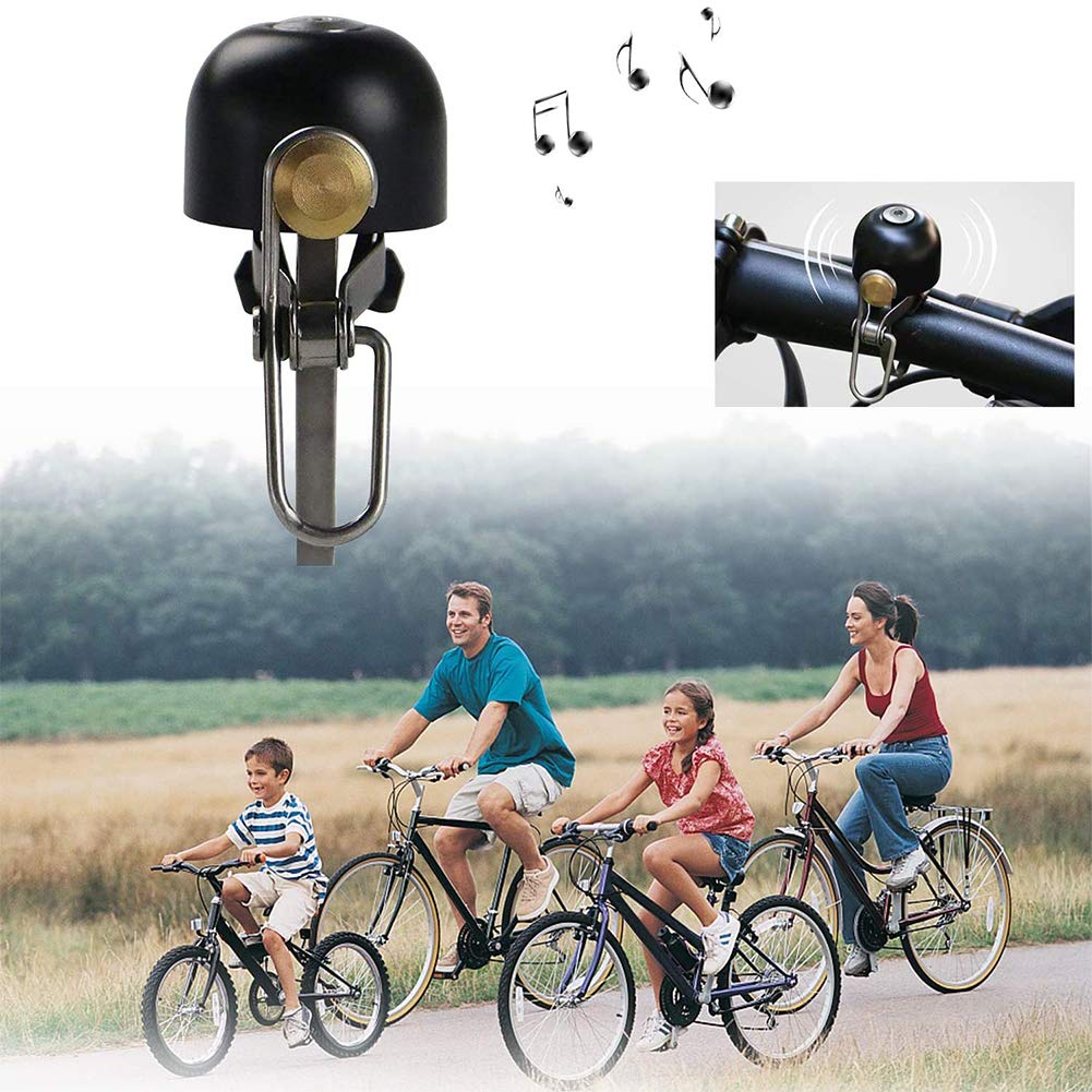 Campanello Per Bicicletta Retrò In Rame Con Morsetto In Metallo Allarme Di Sicurezza Nero~p180030846 - Foto 4