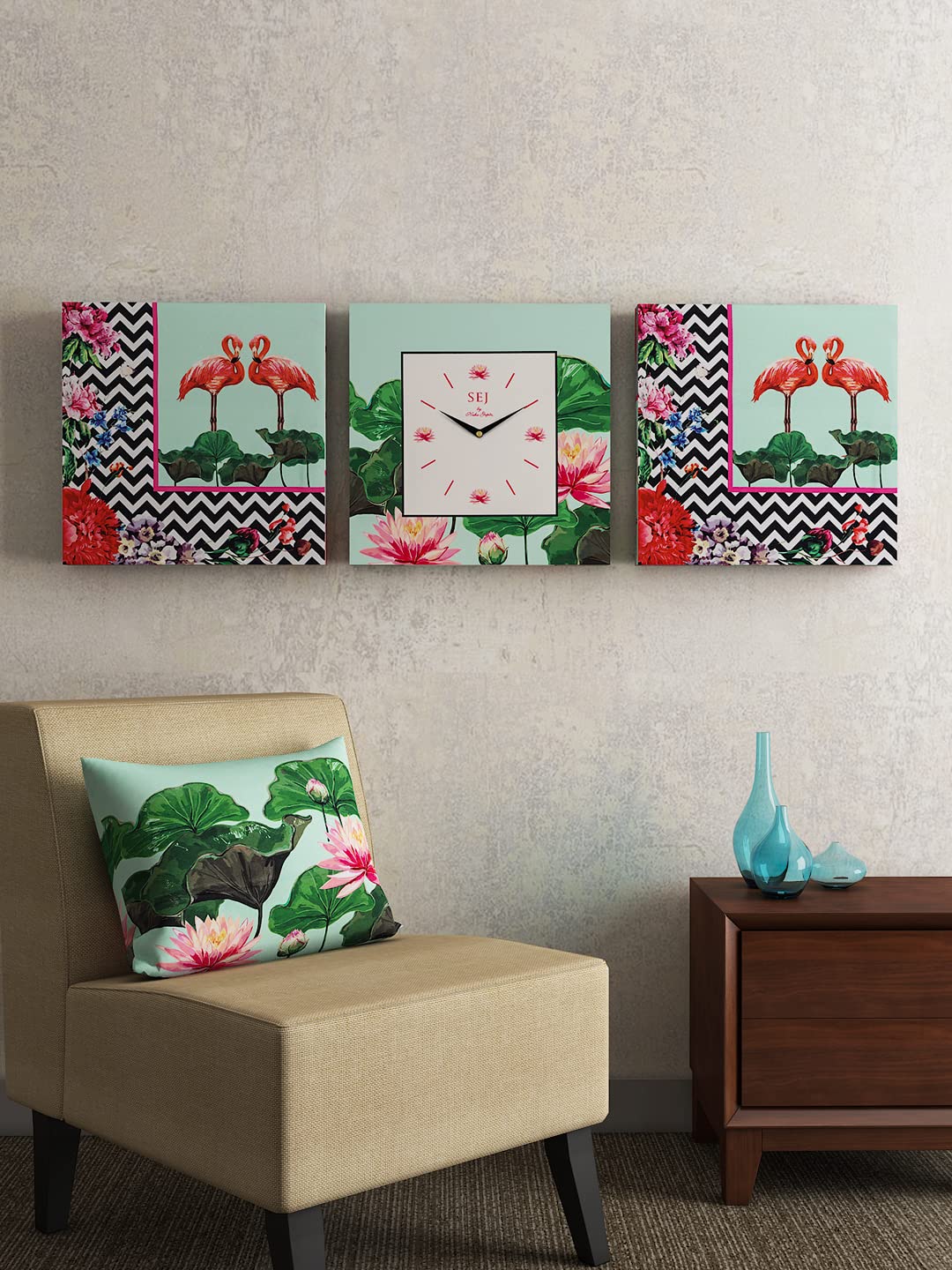 SEJ Wall Art Frame Set - 3 Abstract Designs -9 SEJ Wall Art Frame Set - 3 Abstract Designs -9