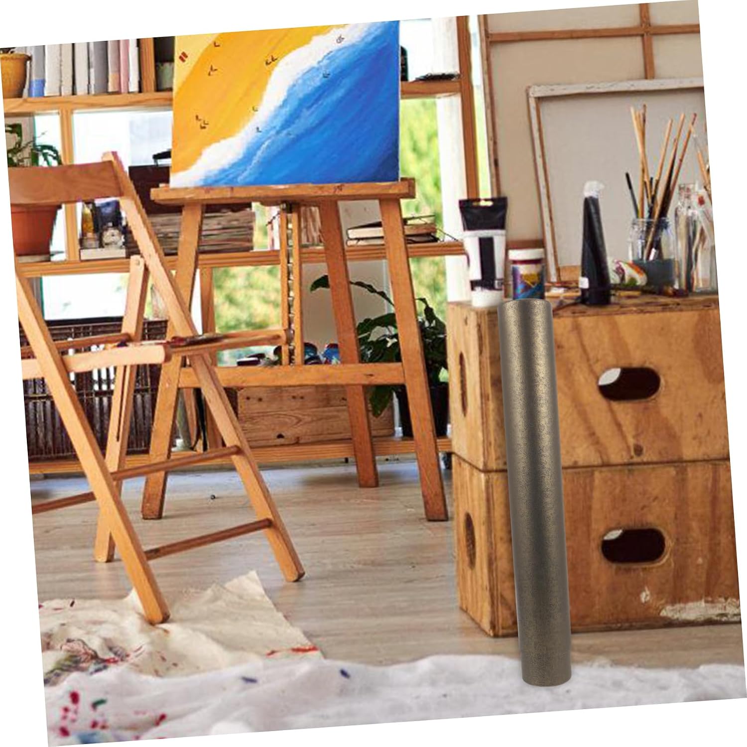 ARTIBETTER Expandable Poster Tube for Artwork and Documents Telescopic Storage Tube Protective Design for Artists and Planners and Portable Carrying