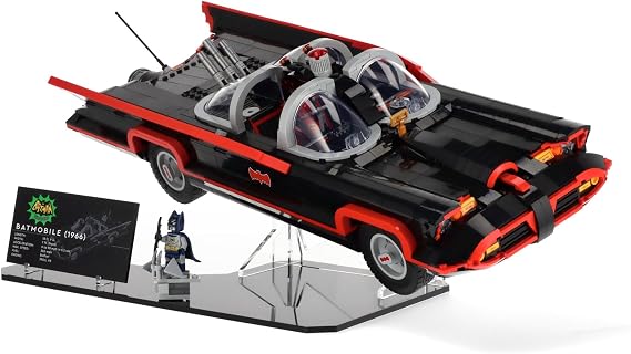 Display Stand compatible with Lego 76328 Batman: The Classic TV Series Batmobile