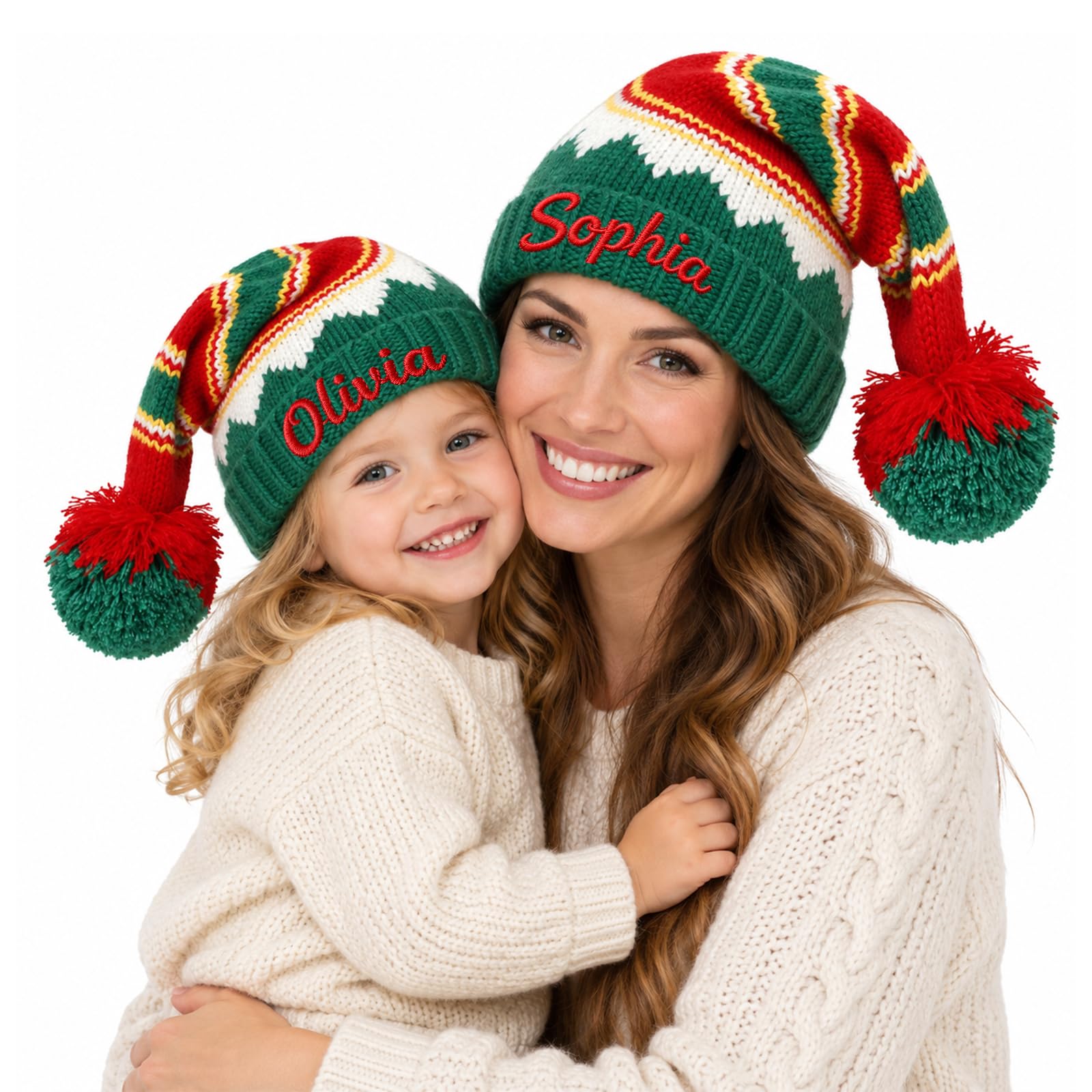 Custom Santa Hat for Adult Kids Personalized Gift Christmas Hats