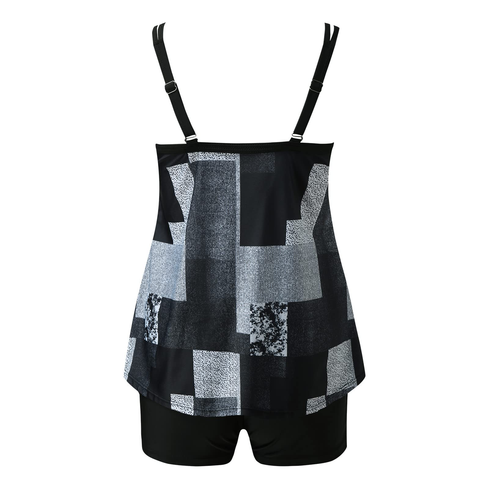 Costume Piscina Donna Due Pezzi Tankini Costumi da Bagno Tankini Set Bagno Stampa Alla Tankinis Costume Pantaloncino Donna Push Up Set Swimsuit Bassa Estate Beachwear Swimwear per Spiaggia Piscina