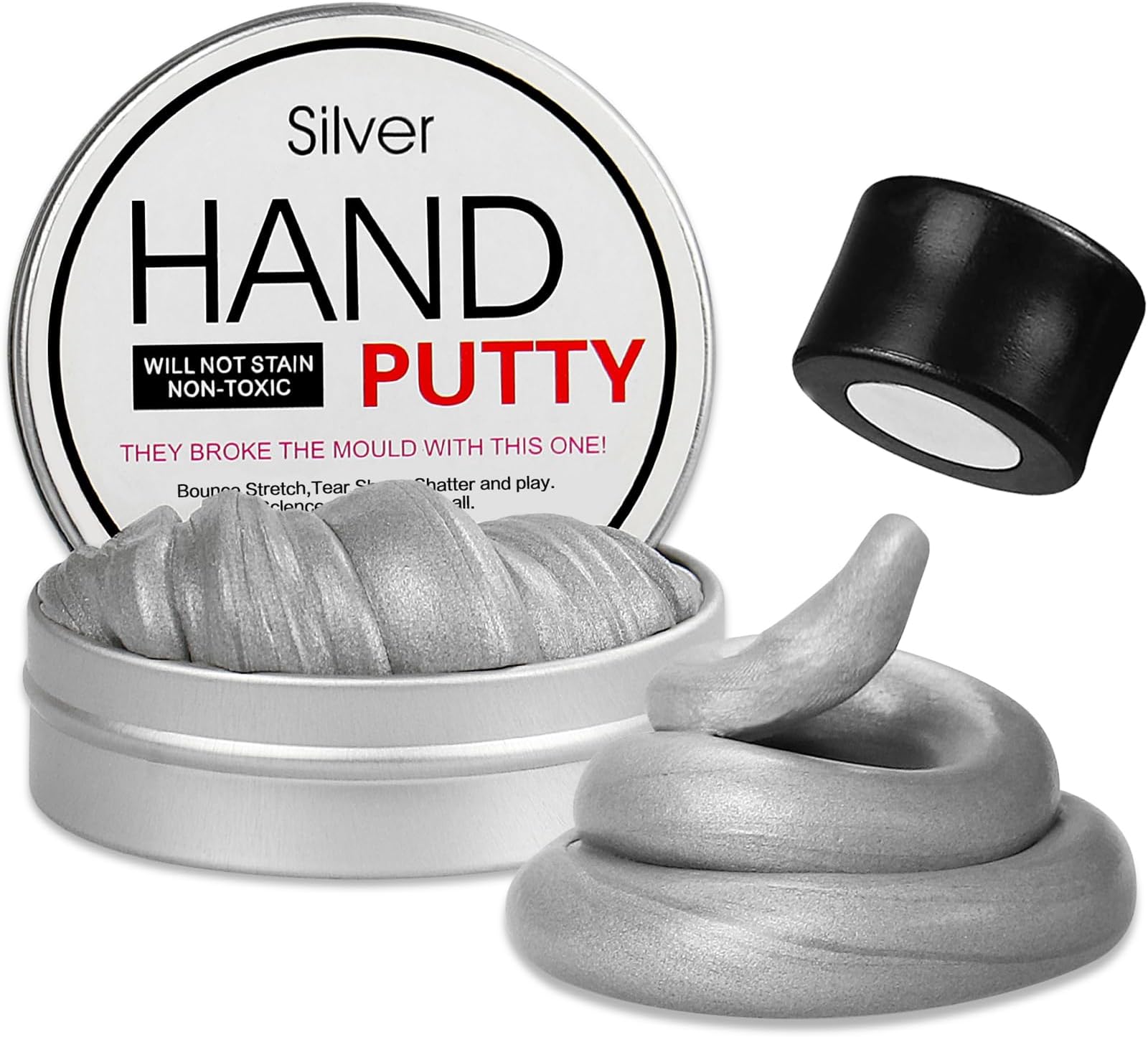 Silver Magnetic Putty