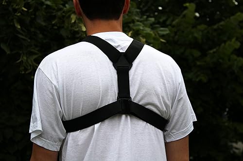 Miniatura 5 de Utiliza el teléfono móvil como cámara de acción, correa de arnés de montaje a prueba de salpicaduras y segura para el pecho del cuerpo