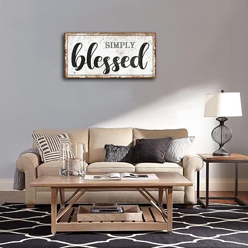 Miniatura 3 de MESESE Lienzo decorativo para pared de sala de estar, decoración de pared bendita, arte de pared, impresiones rústicas en lienzo para dormitorio,