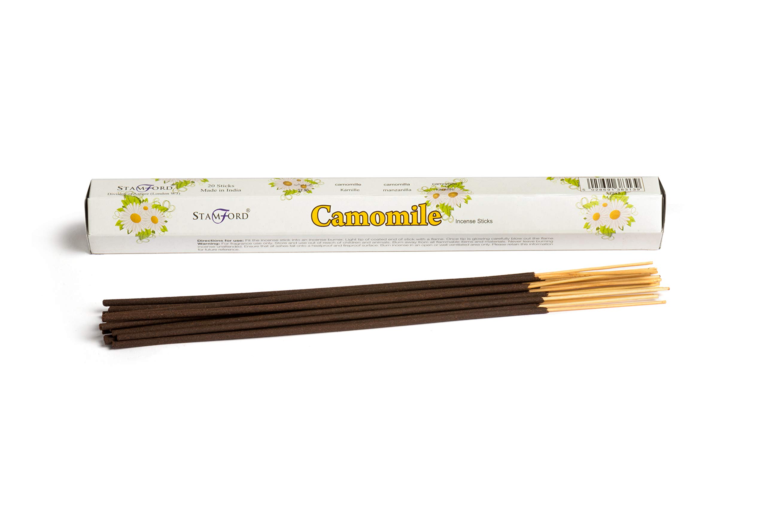 STAMFORD INC. 37313 Camomile Incense Sticks, 20 Sticks x 6 Packs - Image 2
