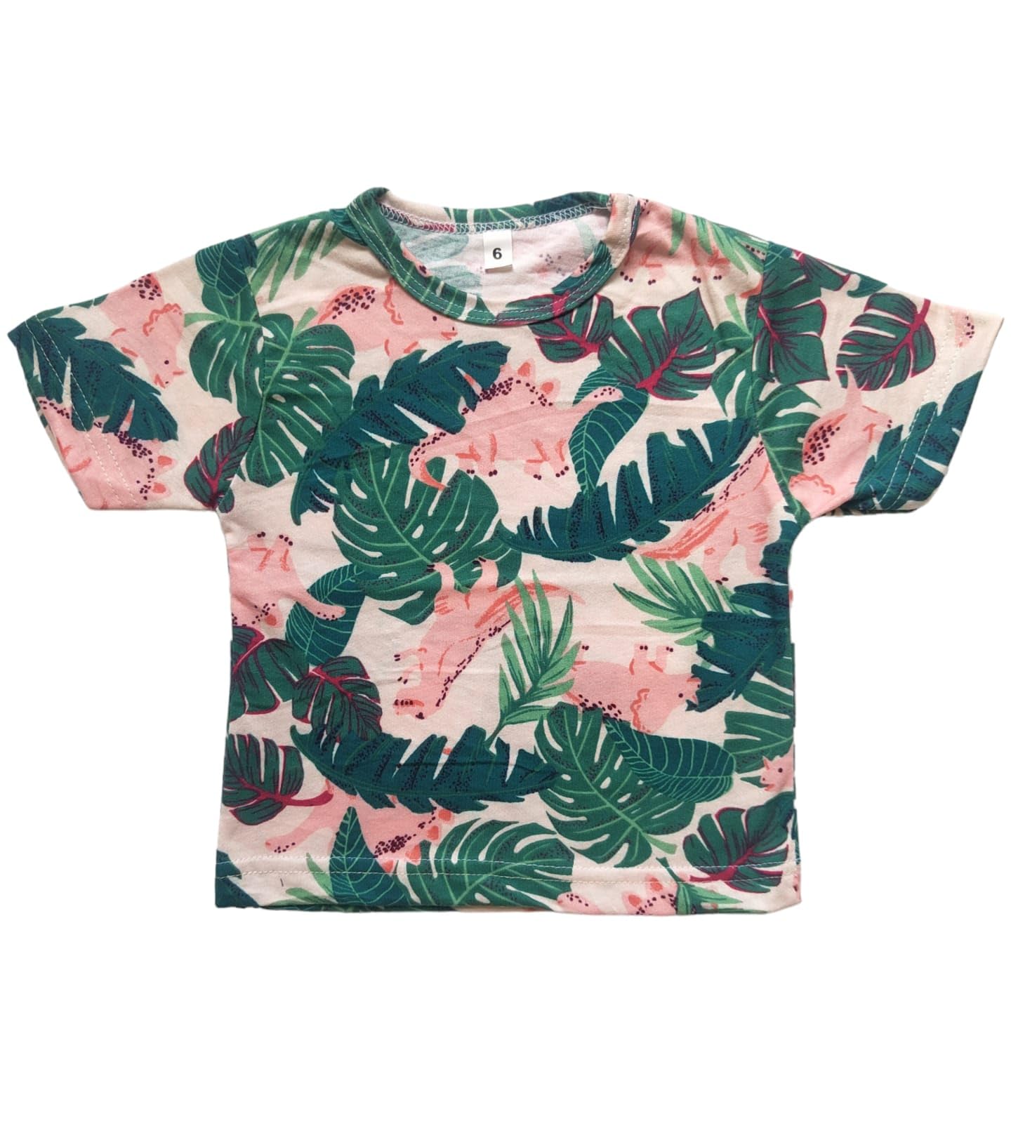 HAZLARBaby Girl & Baby Boy Regular Fit Cotton Half Sleeve Tshirt