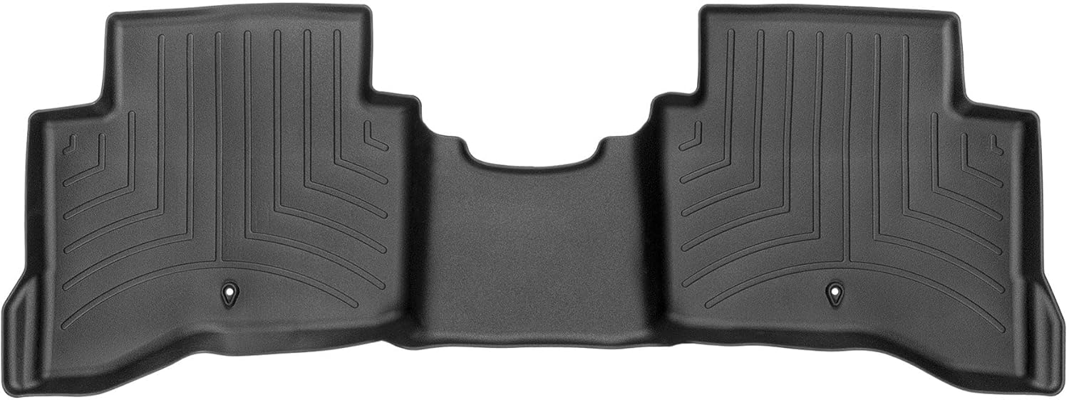 WeatherTech Custom Fit FloorLiners for Kia NIRO Plug-in Hybrid, NIRO, 2nd Row (4410363), Black