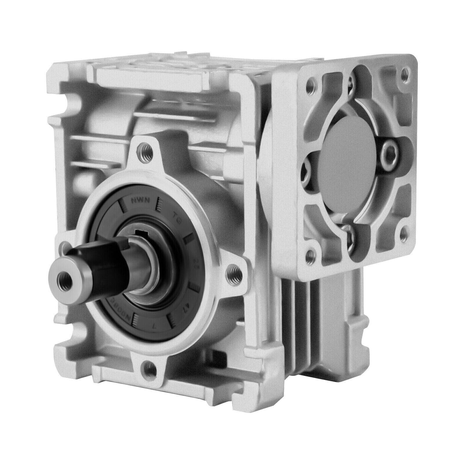 Engranaje helicoidal, engranaje helicoidal de alto torque, Motores Reductores Worm gearboxNMRV030 Worm Gearbox Speed Reducer Ratio 10:1 For Nema23 Stepper 0.06KW~0.18KW