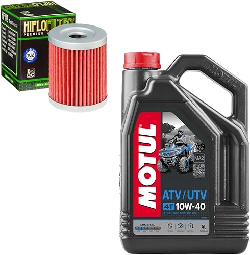 Oil And Filter Change Kit For Suzuki 1998 Lt-F160 QuadRunner Mineral 5W-40