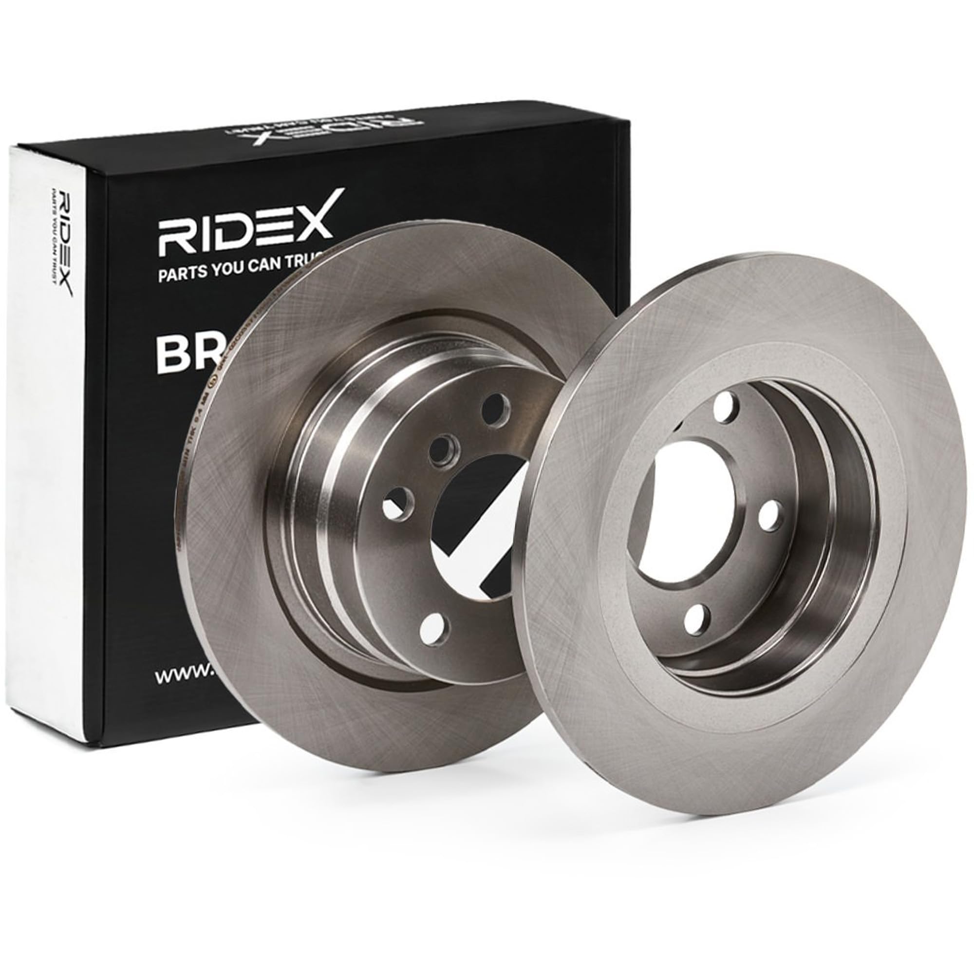 RIDEX 82B0806 2x Disco freno Posteriore senza viti/bulloni Compatibilità con BMW 1 Hatchback F20