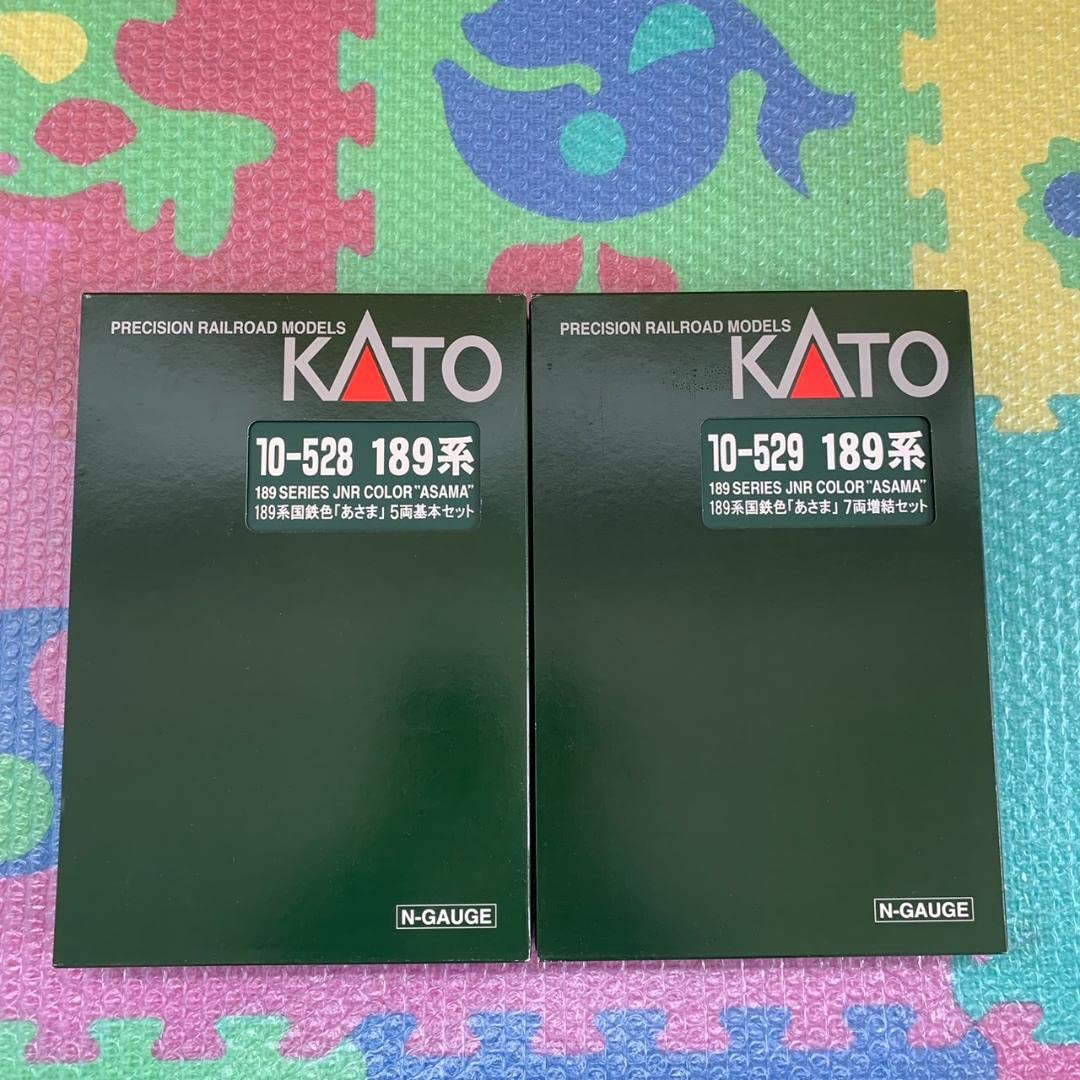Amazon.co.jp: KATO 10-528529 189系国鉄色あさま基本増結12両フル 