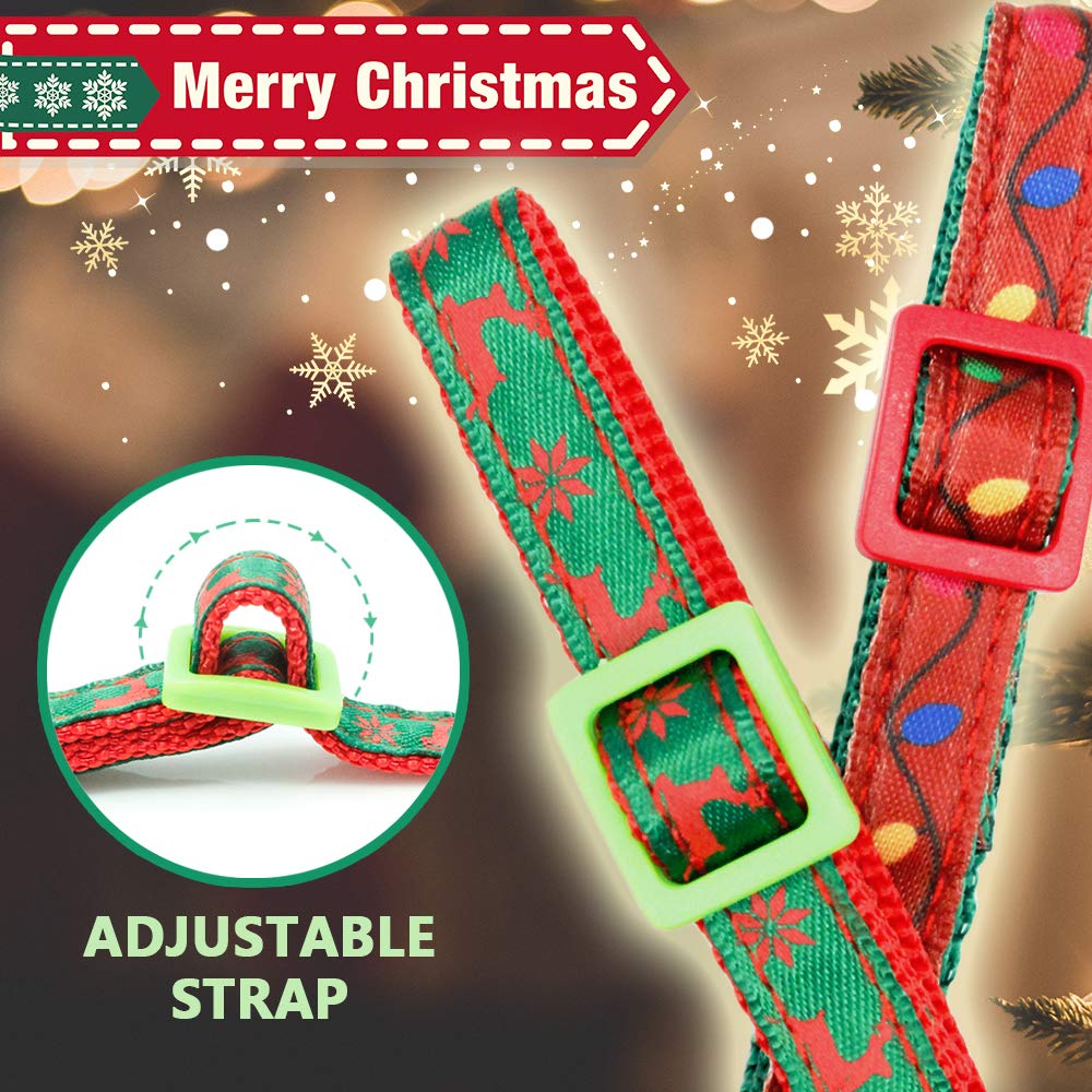 Weihnachtliches Katzenhalsband Mit Glöckchen & QR-Code – Verstellbar, Sicherheitsschnalle, Schneemann-Design