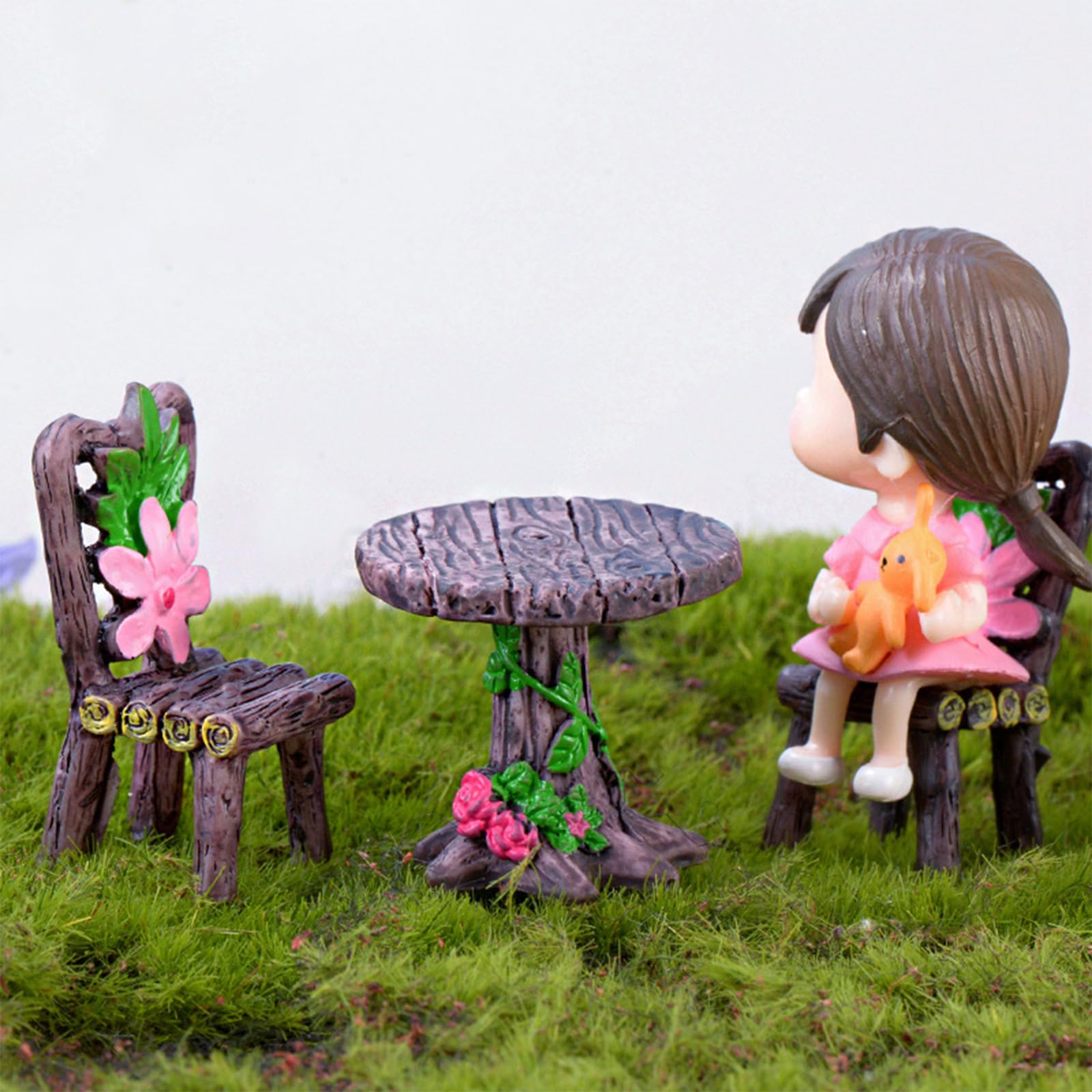 Ciieeo 10 Micro Scale Paesaggistiche In Miniatura: Decorazioni In Resina A Forma Di Scale Dritte E Curve Per Terrario, Giardini Fatati, Case Delle Bambole, Tavolo. Dimensioni Varie, Finitura Liscia. - 3