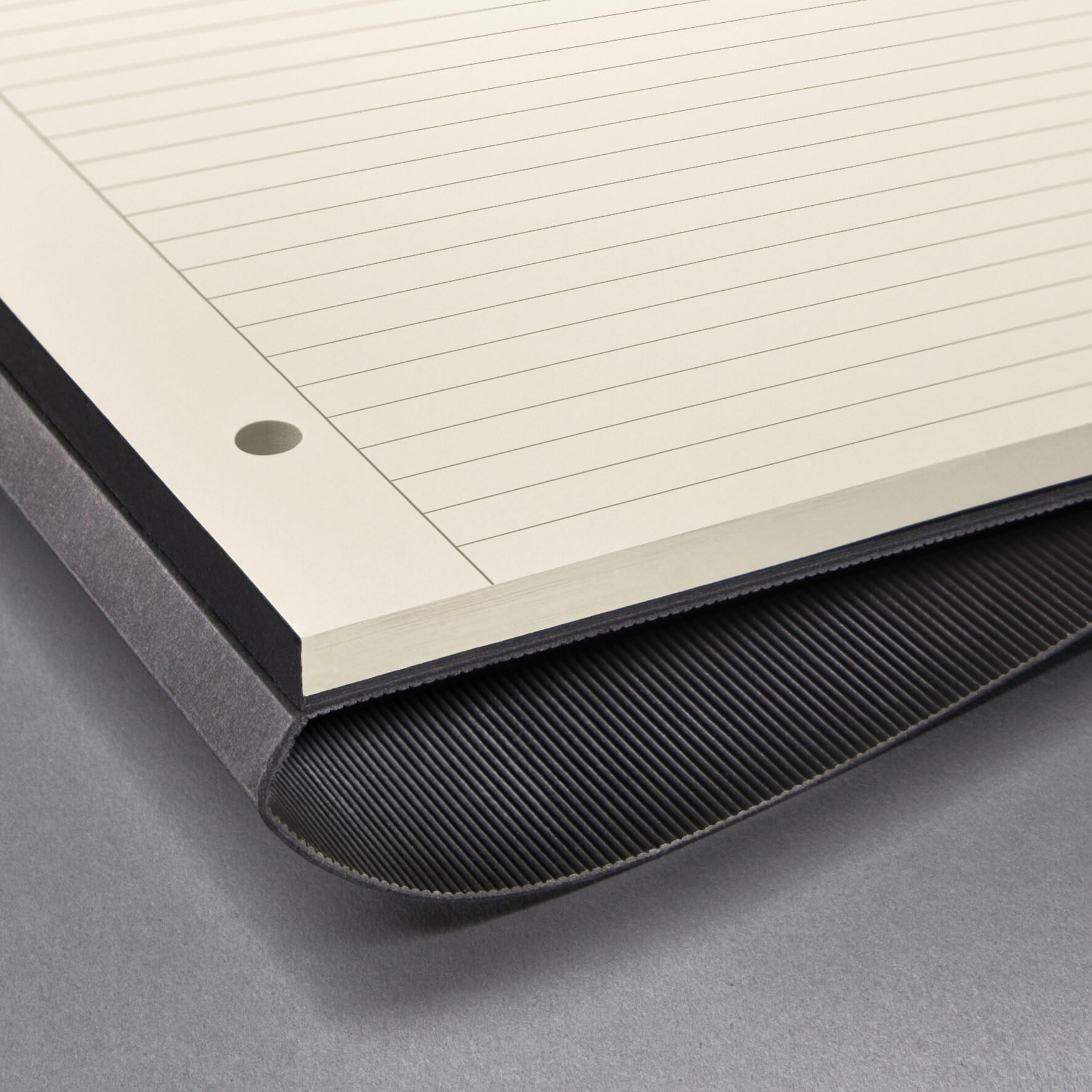 SIGEL CO801 Bloc de notas, 21.1 x 29.7 cm, a líneas, Hardcover, negro, 5 unidas, Conceptum