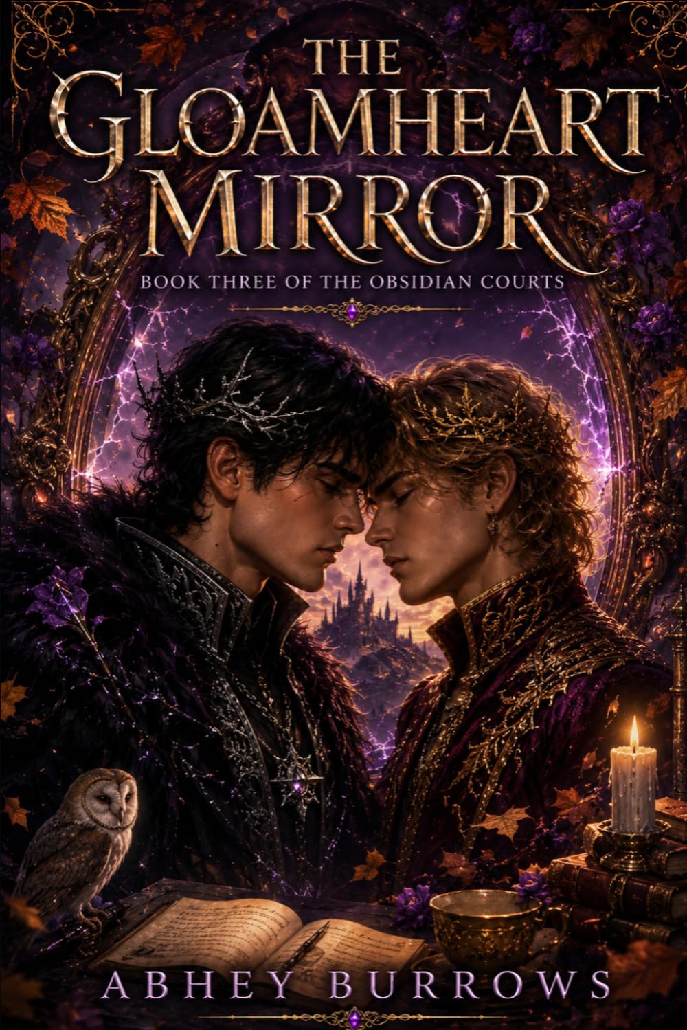 The Gloamheart Mirror: A Dark M/M Fae Romantasy (Court Intrigue, Slow Burn) (Obsidian Courts)