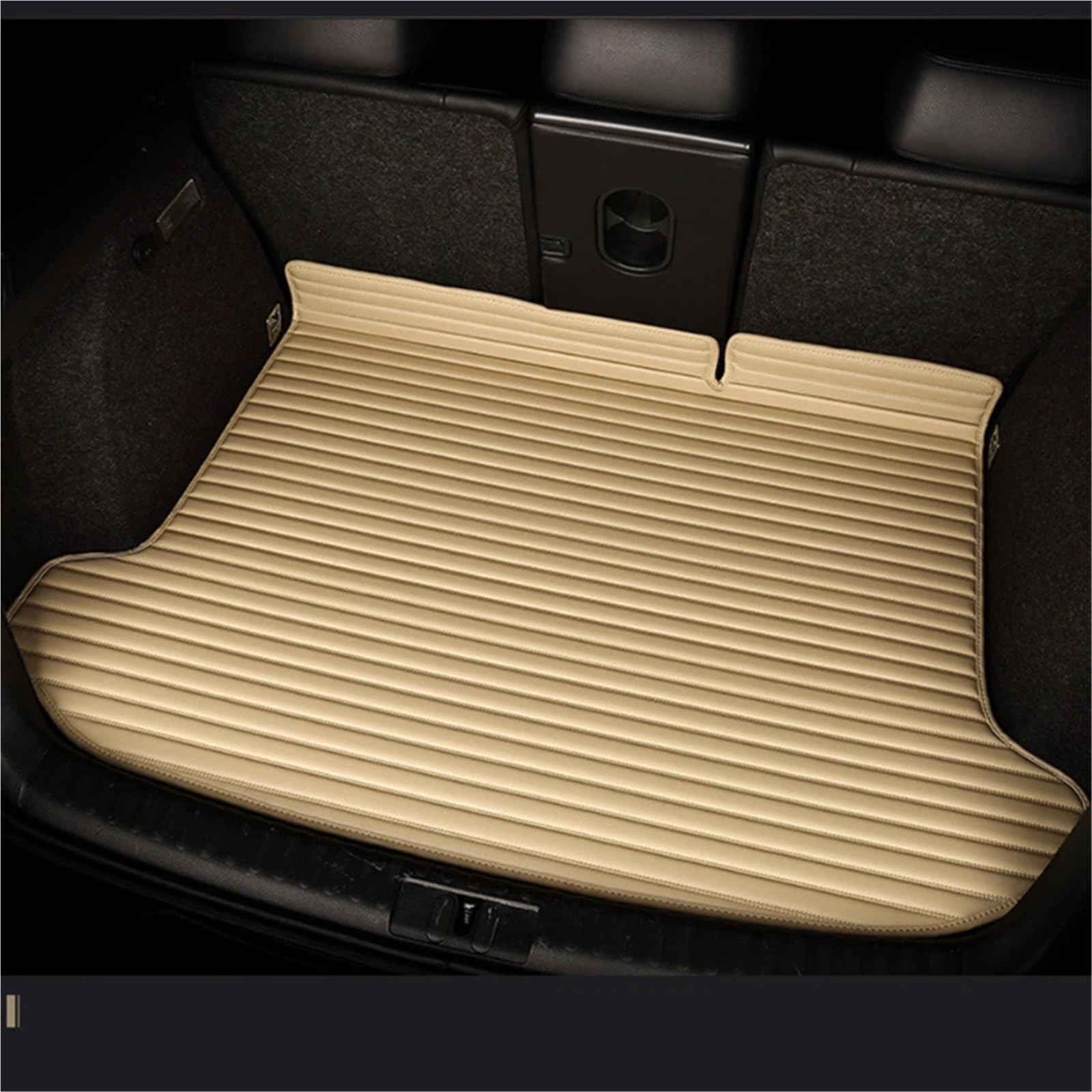 Tapis de coffre anti-salissure pour Jeep Wrangler 4 portes beige durable