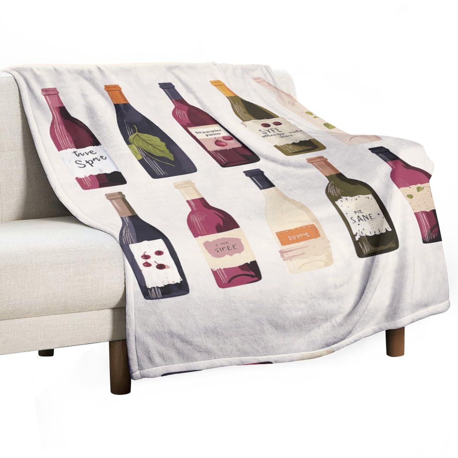 Couverture en flanelle de qualité supérieure, jeté de lit doux quatre saisons