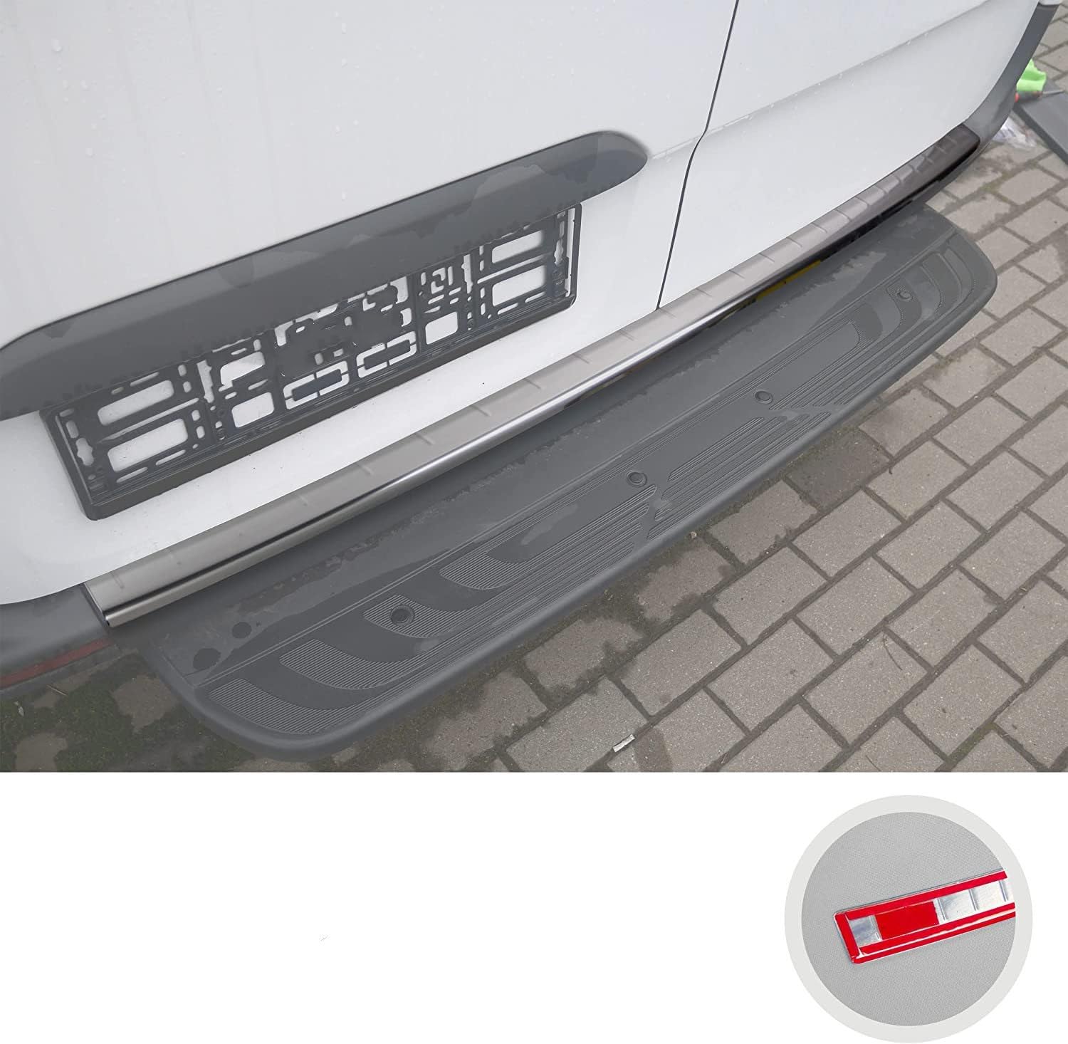 Protezione Paraurti Posteriore In Acciaio Inox Per Mercedes Vito & Viano W639 (2003-2014) - Foto 5