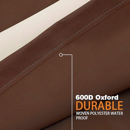 Miniatura 4 de Vailge - fundas para sillas de patio, funda para asiento profundo, resistente e impermeable, para exteriores, césped, patio