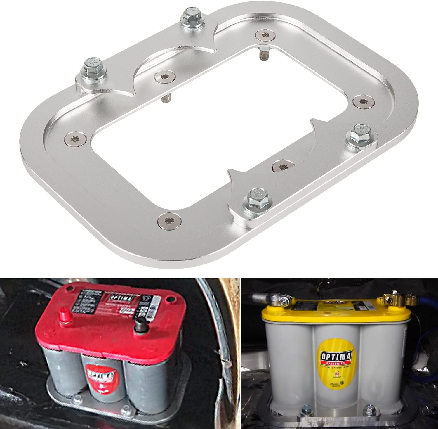 Aluminum Battery Pallet Trunk Battery Hold Down Mount Bracket