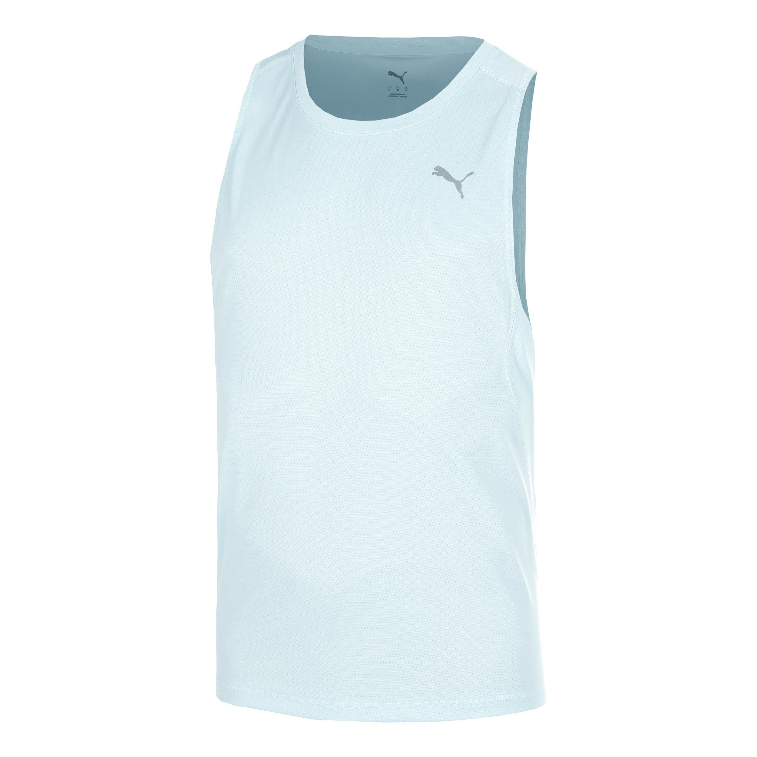 Puma Run Velocity Sleeveless T-Shirt Light Blue, Size M