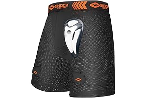 Shock Doctor Hockey Compression Shorts with Adjustable Velcro Closure