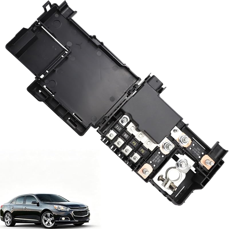 Cubierta del bloque de la caja de fusibles del bloque de distribución de la batería | Compatible con Chevrolet Chevy Malibu Limited 2014 2015 2016 Reemplazo del módulo de control de batería dual 23223079