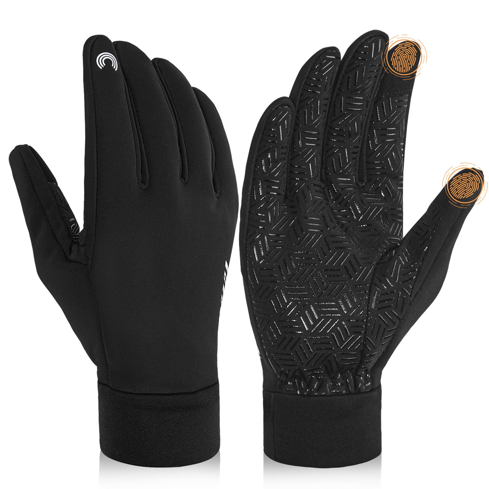 RIGWARL Winterhandschuhe Herren Damen, wasserdichte Touchscreen Fahrradhandschuhe Herren, Thermohandschuhe Winddicht Handschuhe Damen für Reiten Laufen Motorrad Wandern Radfahren, Spazieren