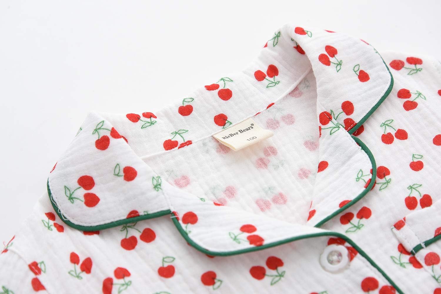 ACESTAR Toddler Girls Boys Pajamas Set Summer 2 Pcs Pjs Set - Kids Short Sleeve Button Down Sleepwear (3T-7 Years) - Image 2